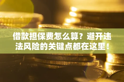 济南借款担保费怎么算？避开违法风险的关键点都在这里！