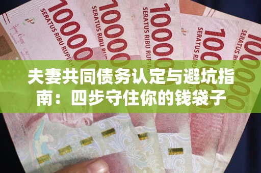 济南夫妻共同债务认定与避坑指南：四步守住你的钱袋子